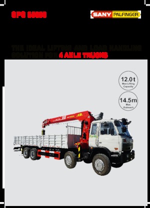 Hydraulické nakládací jeřáby Sany SPS 30000 B