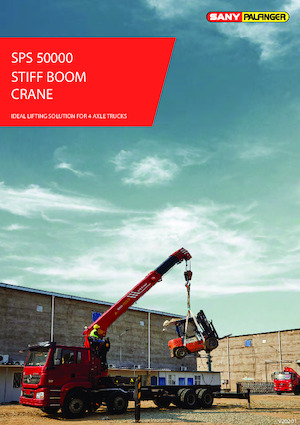 Hydraulické nakládací jeřáby Sany SPS 50000 C