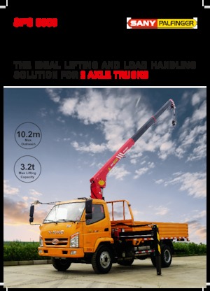 Hydraulické nakládací jeřáby Sany SPS 8000 A