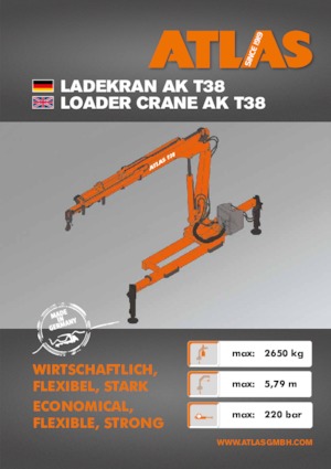 Hydraulické nakládací jeřáby Atlas T 38 A29