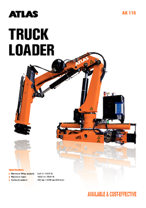 Hydraulické nakládací jeřáby T-Atlas TLC 116.3 A3