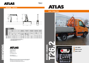 Hydraulické nakládací jeřáby T-Atlas TLC T 26.2 A 26