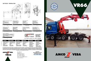 Hydraulické nakládací jeřáby Amco Veba VR 66-2 S
