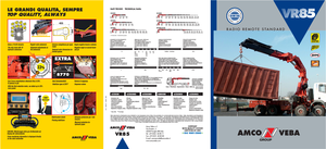 Hydraulické nakládací jeřáby Amco Veba VR85-6 S Jib 6 