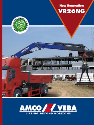 Hydraulické nakládací jeřáby Amco Veba VR26NG-8 S 