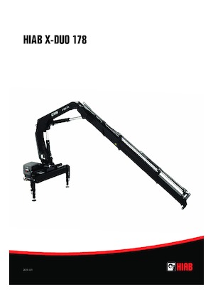 Hydraulické nakládací jeřáby Hiab X-Duo 178 B-2