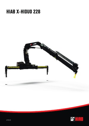 Hydraulické nakládací jeřáby Hiab X-HiDuo 228 E-2