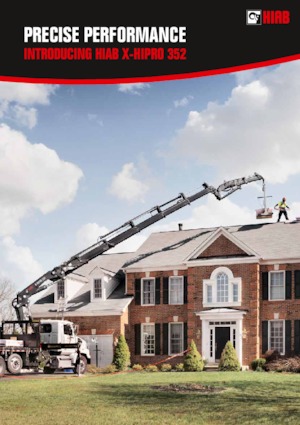 Hydraulické nakládací jeřáby Hiab X-HiPro 352 E-6+JIB 70X-4 
