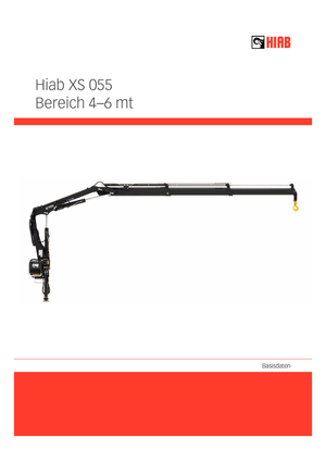 Hydraulické nakládací jeřáby Hiab XS 055 B-2 Duo