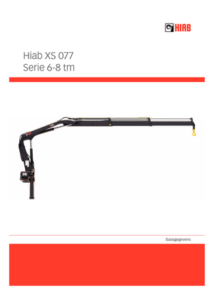 Hydraulické nakládací jeřáby Hiab XS 077 E-2 DUO
