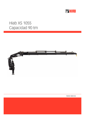 Hydraulické nakládací jeřáby Hiab XS 1055 E-6 HIPRO Jib 175 X-5 JDC
