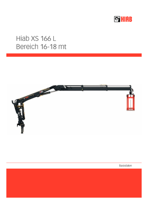 Hydraulické nakládací jeřáby Hiab XS 166 DLS-4 PRO