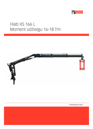 Hydraulické nakládací jeřáby Hiab XS 166 DLS-4 PRO
