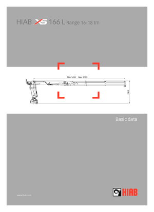 Hydraulické nakládací jeřáby Hiab XS 166 DLS-4 PRO
