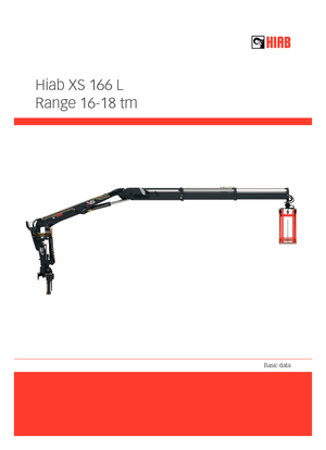 Hydraulické nakládací jeřáby Hiab XS 166 DLS-5 HIPRO CD
