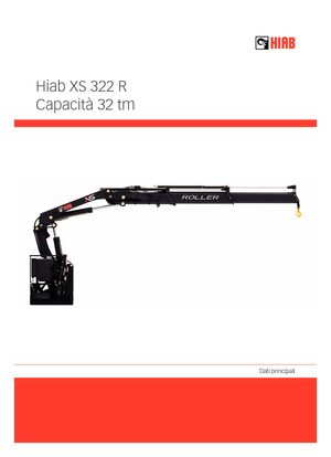 Nakládací jeřáby s pojezdem Hiab XS 322 EP-4 HIPRO CD