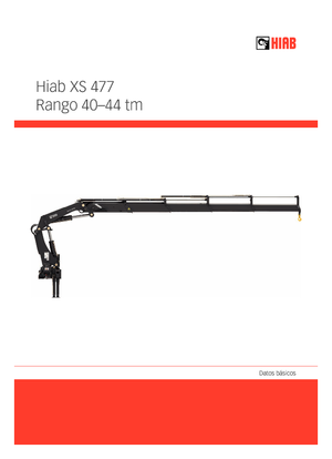 Hydraulické nakládací jeřáby Hiab XS 477 E-8 HIDUO