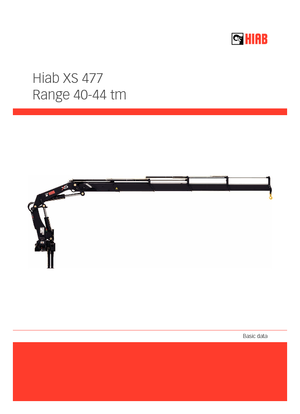 Hydraulické nakládací jeřáby Hiab XS 477 E-8 HIPRO CD