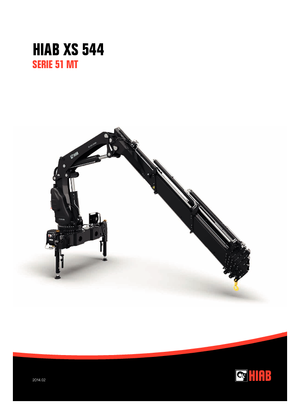 Hydraulické nakládací jeřáby Hiab XS 544 E-6 HIPRO