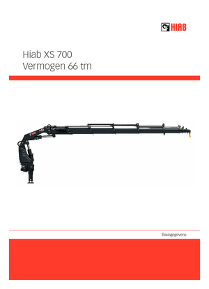 Hydraulické nakládací jeřáby Hiab XS 700 E-9 HIPRO CD