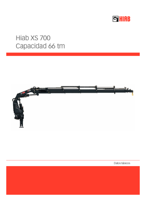 Hydraulické nakládací jeřáby Hiab XS 700 E-9 HIPRO CD