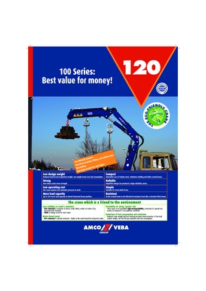 Hydraulické nakládací jeřáby Amco Veba 120-1 S