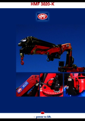 Hydraulické nakládací jeřáby HMF 3820 K 5