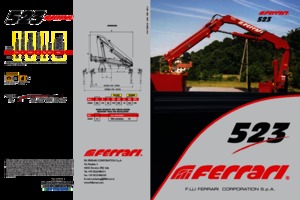 Hydraulické nakládací jeřáby Ferrari® 523 A 1