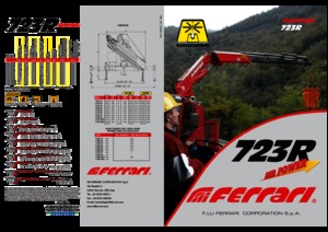 Hydraulické nakládací jeřáby Ferrari® 723R A1 