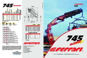 Hydraulické nakládací jeřáby Ferrari® 745 A1 