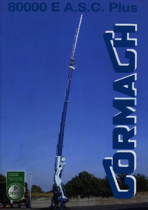 Hydraulické nakládací jeřáby Cormach 80000 E 3