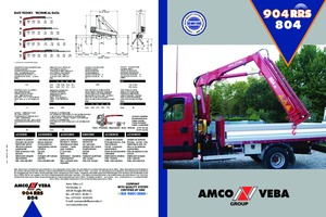 Hydraulické nakládací jeřáby Amco Veba 904-4 S