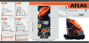 Hydraulické nakládací jeřáby Atlas AK 760.8 J4