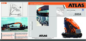 Hydraulické nakládací jeřáby Atlas AK 800 A4