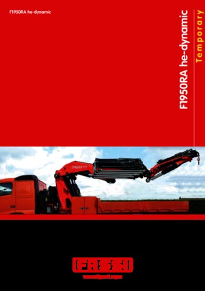 Hydraulické nakládací jeřáby Fassi F 1950 RAL 2.28 he-dynamic