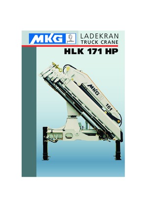 Hydraulické nakládací jeřáby MKG HLK 171 HP a3
