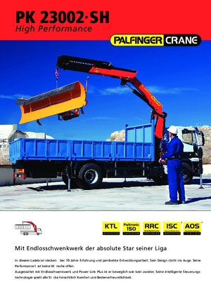 Hydraulické nakládací jeřáby Palfinger PK 23002 SH B