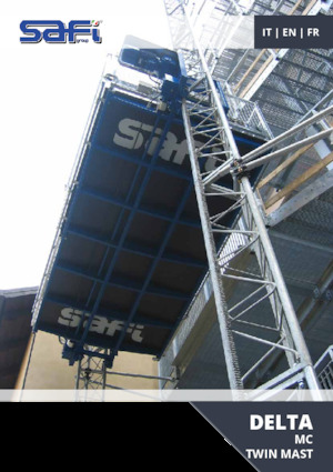 Stavební výtahy Safi DELTA MC TWIN MAST 4.5