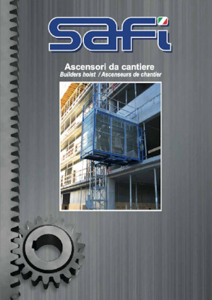 Stavební výtahy Safi JUNIOR AS MONOF