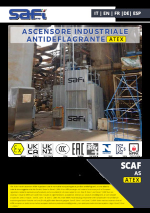 Stavební výtahy Safi SCAF AS ATEX