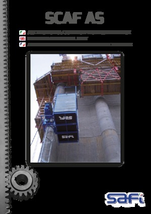 Stavební výtahy Safi SCAF AS