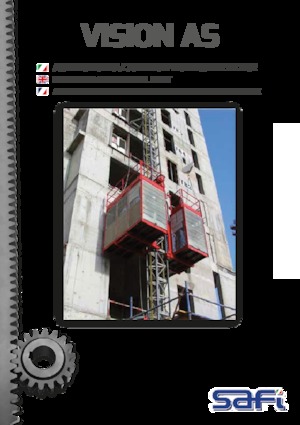 Stavební výtahy Safi VISION AS 1000