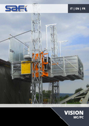 Stavební výtahy Safi VISION MC/PC 3000