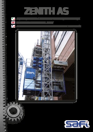Stavební výtahy Safi ZENITH AS 2000