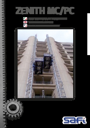 Stavební výtahy Safi ZENITH MC/PC