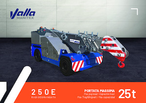 Průmyslové mobilní jeřáby Valla 250 E