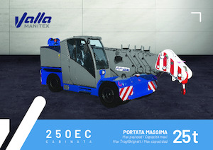 Průmyslové mobilní jeřáby Valla 250 EC