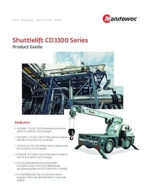 Průmyslové mobilní jeřáby Shuttlelift 3340 B