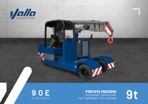 Průmyslové mobilní jeřáby Valla 90 E