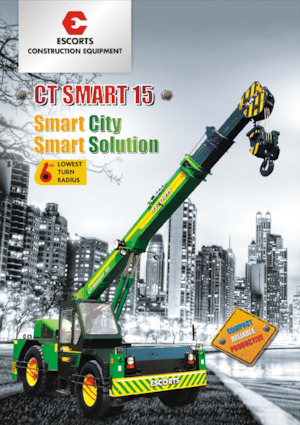 Průmyslové mobilní jeřáby Escorts CT-Smart 15